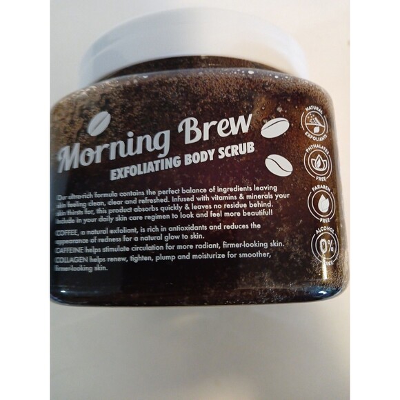 The SpatheCary Morning Brew Coffee Exfoliating Body Scrub 21oz Sealed - Picture 6 of 7
